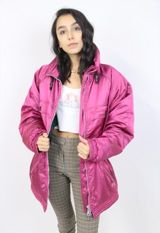 VINTAGE 90S SERGIO TACCHINI PINK PADDED JACKET