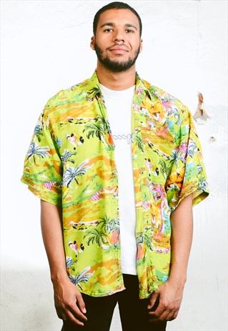 VINTAGE 90S PATTERN SHIRT
