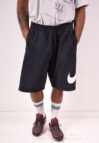 NIKE MENS VINTAGE SHORTS XL BLACK 90S