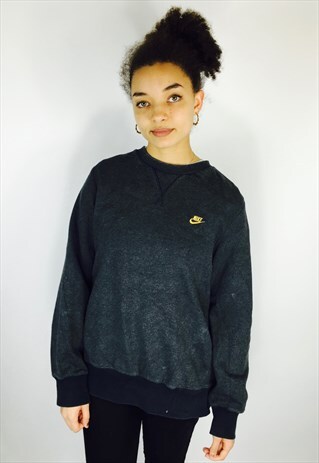 NIKE 90S GOLD EMBROIDERED SWEATSHIRT