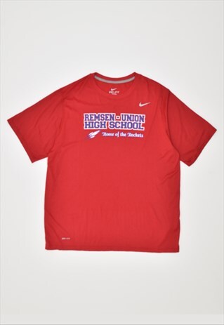 VINTAGE 00'S Y2K NIKE T-SHIRT TOP RED