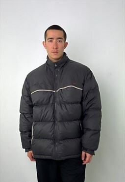 Dark Grey 90s NIKE Puffer Jacket Coat