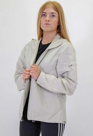 VINTAGE ADIDAS LOGO JACKET IN SMALL