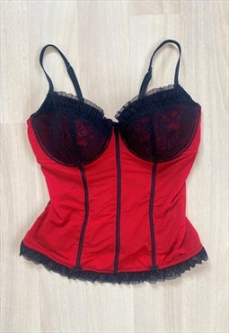 Y2K Red & Black Basque 