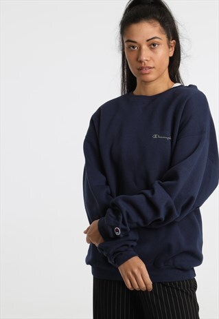 90S CHAMPION EMBROIDERED SPELL OUT SWEATSHIRT
