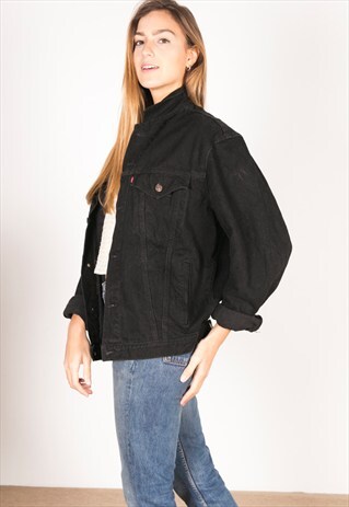 VINTAGE 80S LEVI'S DENIM TRUCKER / C800