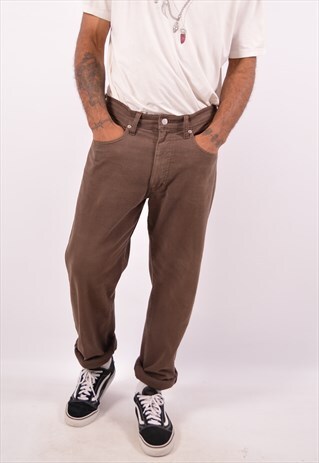 VINTAGE ARMANI JEANS STRAIGHT BROWN