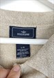 VINTAGE DOCKERS JUMPER COLLAR IN BEIGE L