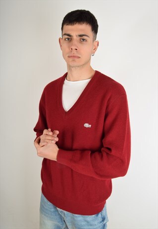 VINTAGE LACOSTE JUMPER MADE IN FRANCE (2707)