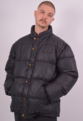VINTAGE SERGIO TACCHINI PADDED JACKET BLACK