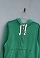 AMERICAN EAGLE OUTFITTERS GREEN ZIP UP HOODIE 