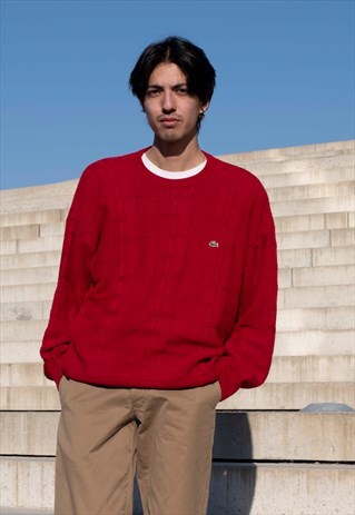 UNISEX VINTAGE LACOSTE WOOL SWEATER