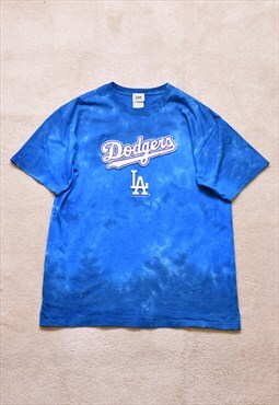 Vintage Lee Sport LA Dodgers Blue Tie Dye T Shirt