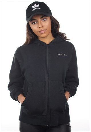 VINTAGE REEBOK 3/4 SLEEVE ZIP UP HOODIE SWEATSHIRT