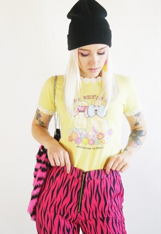 YELLOW POODLE TOP