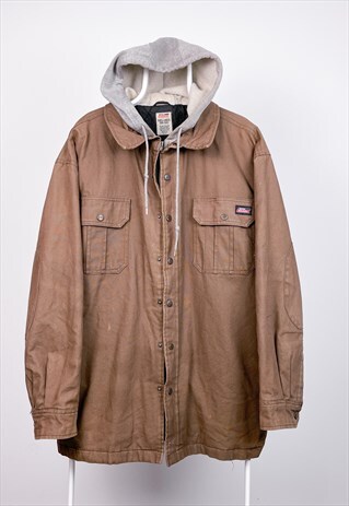 VINTAGE DICKIES JACKET WORK WORKWEAR BROWN XXL