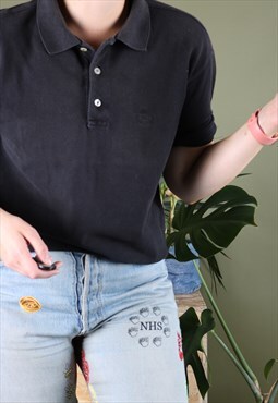 Vintage Polo Shirt in Black