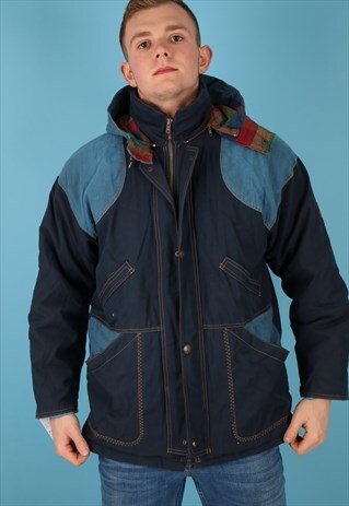 VINTAGE SKI JACKET IN MULTI NJ571
