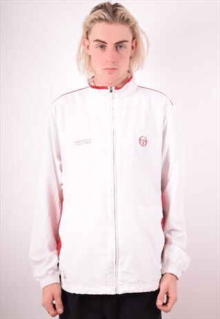 SERGIO TACCHINI MENS VINTAGE TRACKSUIT TOP JACKET LARGE 90S