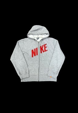 Nike Vintage Zip Up Hooded Sweatshirt Wmns L