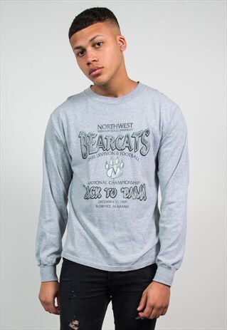 90'S USA LONG SLEEVE T-SHIRT MISSOURI STATE UNIVERSITY
