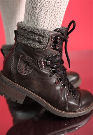 VINTAGE LEATHER ANKLE SHOES