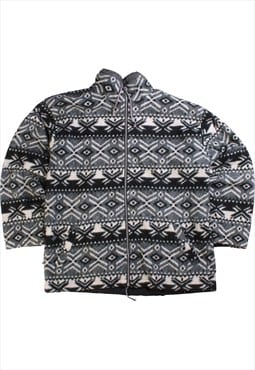 Meryll  Aztec Full Zip Up Fleece Jumper Small (missing sizin