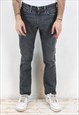 511 Vintage Mens W32 L32 Slim Fit Straight Jeans Denim Pants