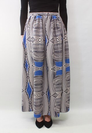 VINTAGE 90' AMAZING BEAUTIFUL ELEGANT PLEATED MAXI SKIRT
