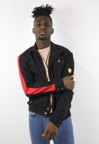 VINTAGE PUMA BLACK FERRARI 90S JACKET