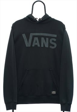 Retro Vans Spellout Black Hoodie Womens