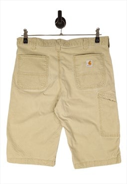 Carhartt Chino Shorts Size W36 In Beige Men's Cargo Summer