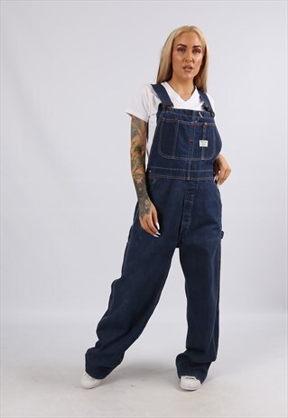 VINTAGE USA BIG MAC DENIM DUNGAREES WIDE LEG 12 M (J51R)