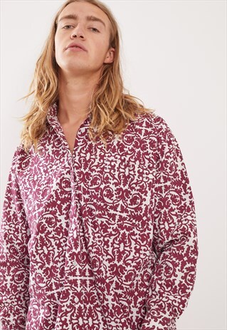 VINTAGE PATTERNED SHORT SLEEVE SHIRT