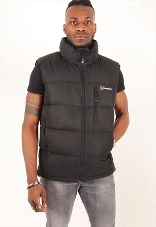 VINTAGE BERGHAUS GILET BLACK