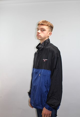 VINTAGE POLO RALPH LAUREN 1/4 ZIP WINDBREAKER