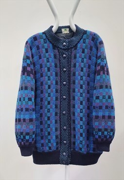 Kolor Knits Vintage Wool Chunky Cardigan 