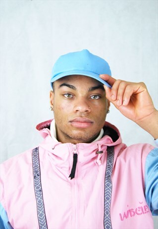 THC BASEBALL CAP (UNISEX/BABY BLUE)