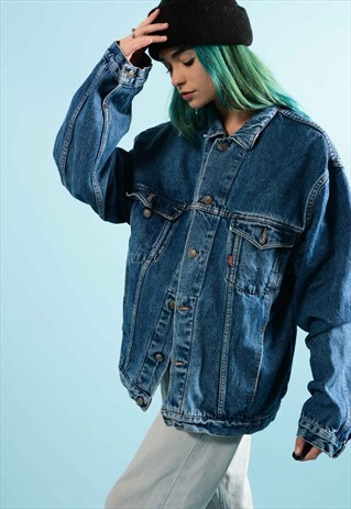 VINTAGE OVERSIZED DENIM JACKET