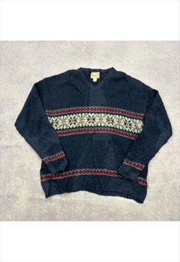 Vintage Woolrich Knitted Jumper Women's L