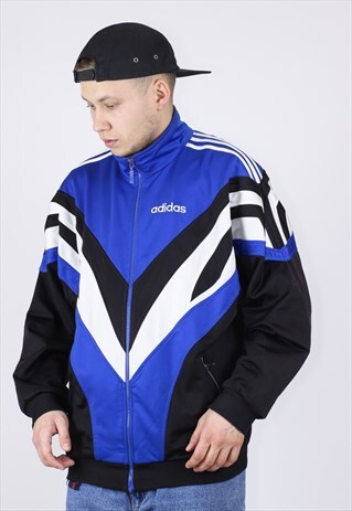 VINTAGE MENS ADIDAS ORIGINALS TRACK TOP JACKET