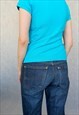 VINTAGE STRIPED KAPPA POLO T-SHIRT, MEDIUM SIZE, Y2K TOP
