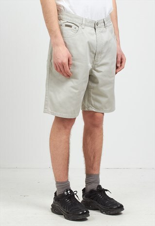 VINTAGE RETRO BEIGE CALVIN KLEIN SHORTS