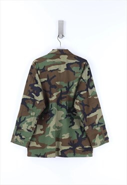 Military Camo Jacket in Mimetic - S
