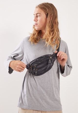 VINTAGE LEATHER FESTIVAL BUM BAG