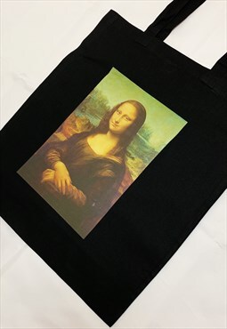 Mona Lisa Canvas Tote Bag