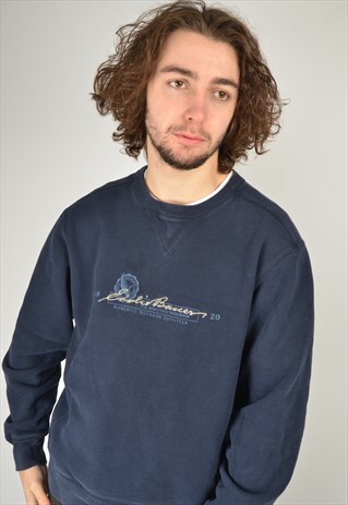 VINTAGE EDDIE BAUER SWEATSHIRT IN BLUE