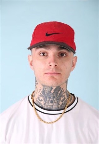 VINTAGE 90'S NIKE CAP RED / BLACK