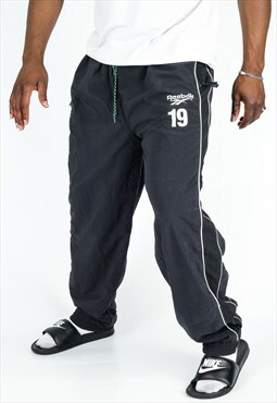 reebok tracksuit bottoms mens