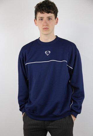 VINTAGE NIKE 90S NAVY SWEATSHIRT